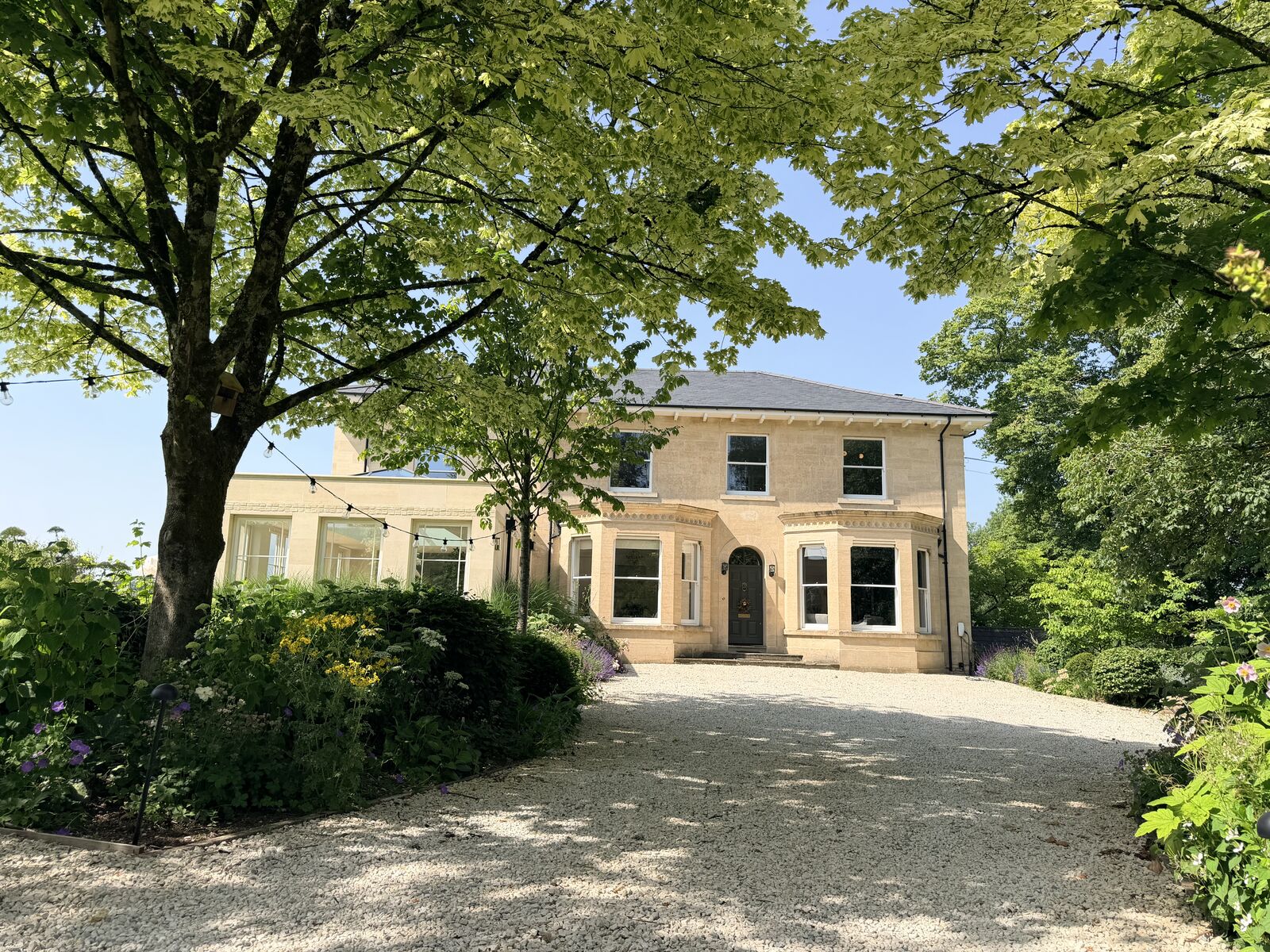 Hanham House — front drive and exterior