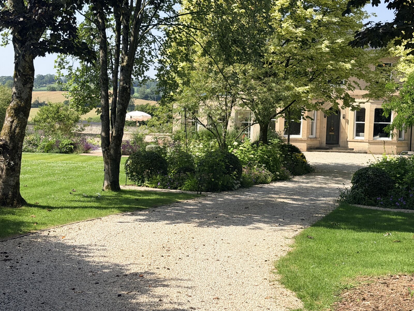 Hanham House — front drive and exterior