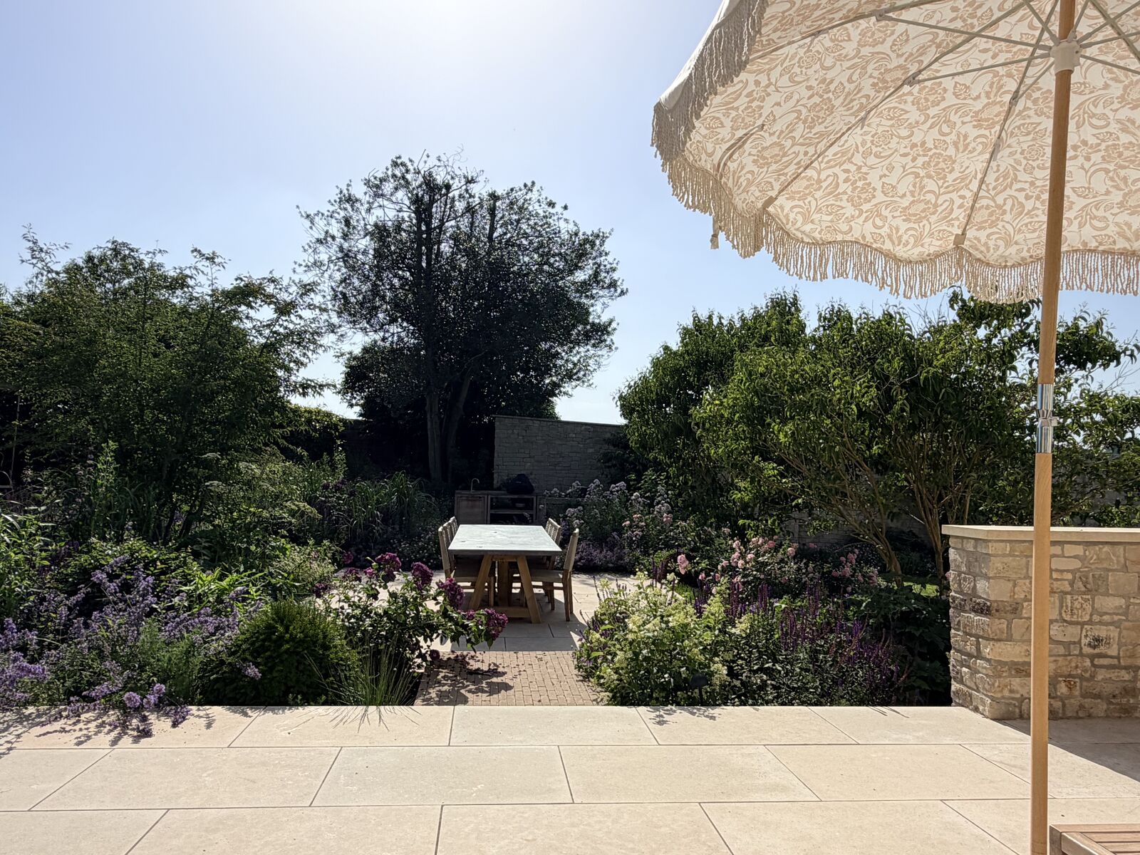 Hanham House — gardens and terrace