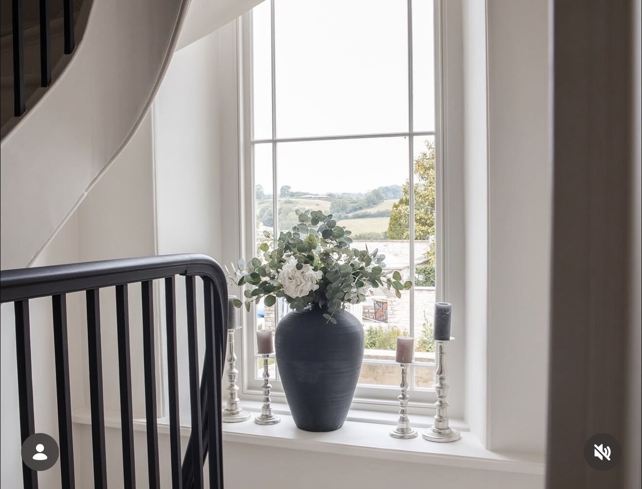 Hanham House — staircase window